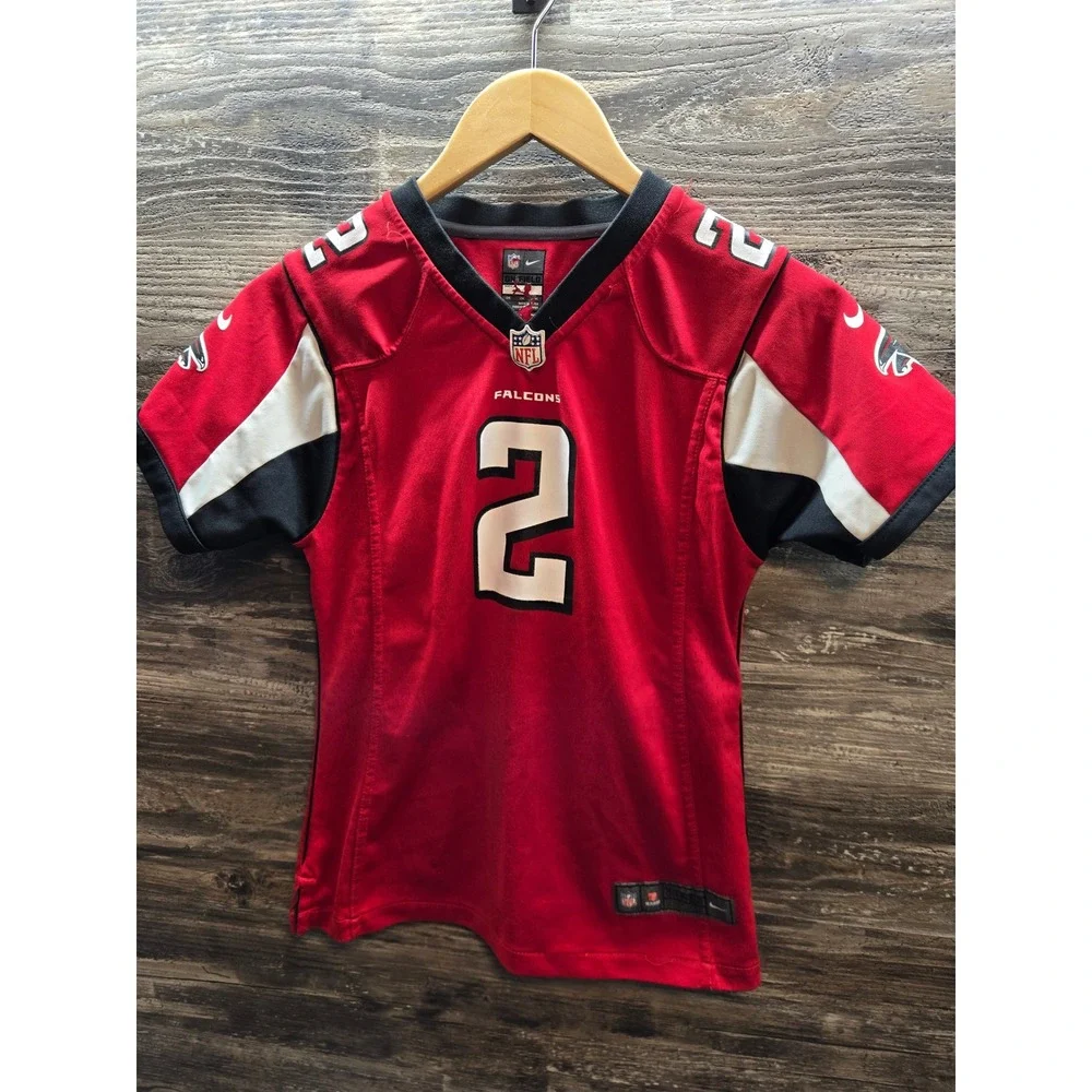 Nike Atlanta Falcons Matt Ryan 2 Jersey Youth Large L 14 Red NFL Field Football‎